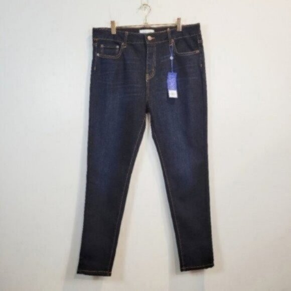 PopSugar | High Rise Skinny Jeans Dark Rince Wash NWT - Picture 12 of 12